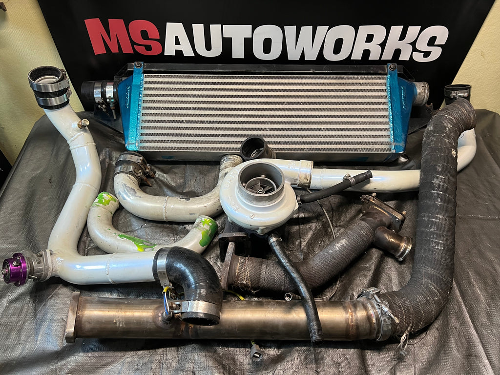 BNM Rotated Turbo Kit W/ GT3582, Perrin FMIC & Piping For 02-07 Subaru WRX STi