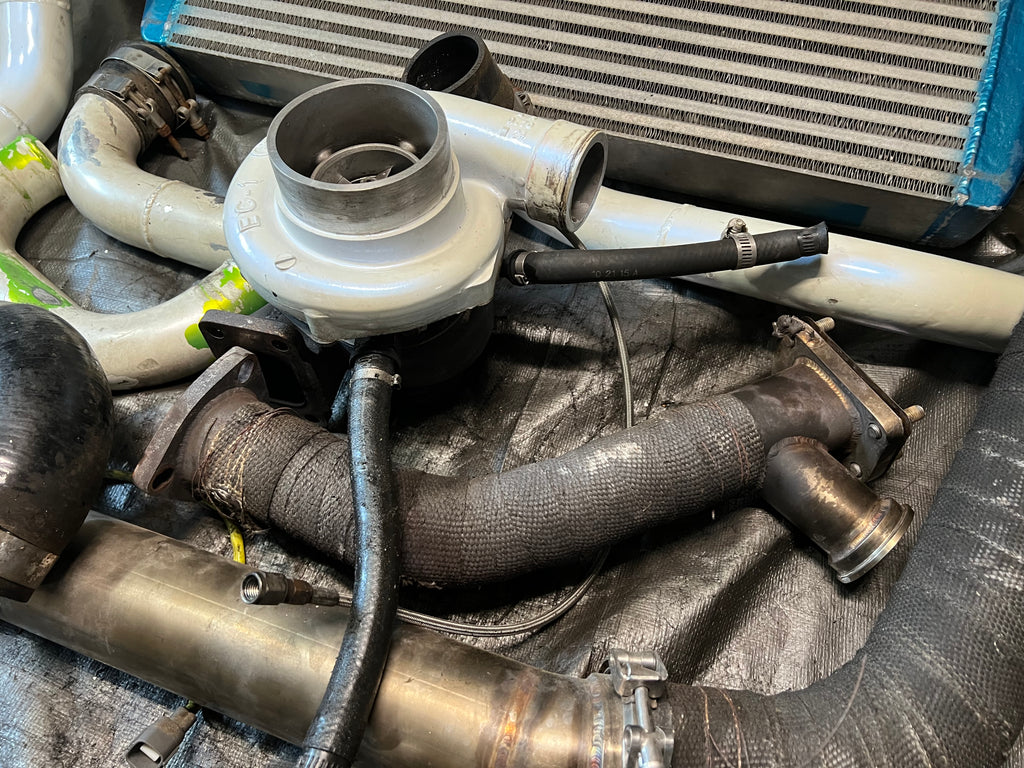 BNM Rotated Turbo Kit W/ GT3582, Perrin FMIC & Piping For 02-07 Subaru WRX STi